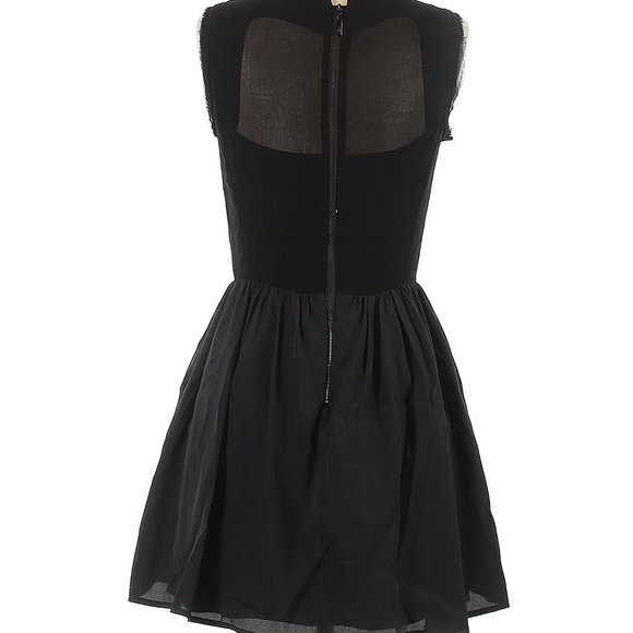 Jessica Simpson Fit & Flare Black Cocktail Dress Sz 8 - Picture 7 of 11